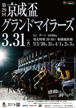 第29回　京成盃グランドマイラーズ（SI）ポスター